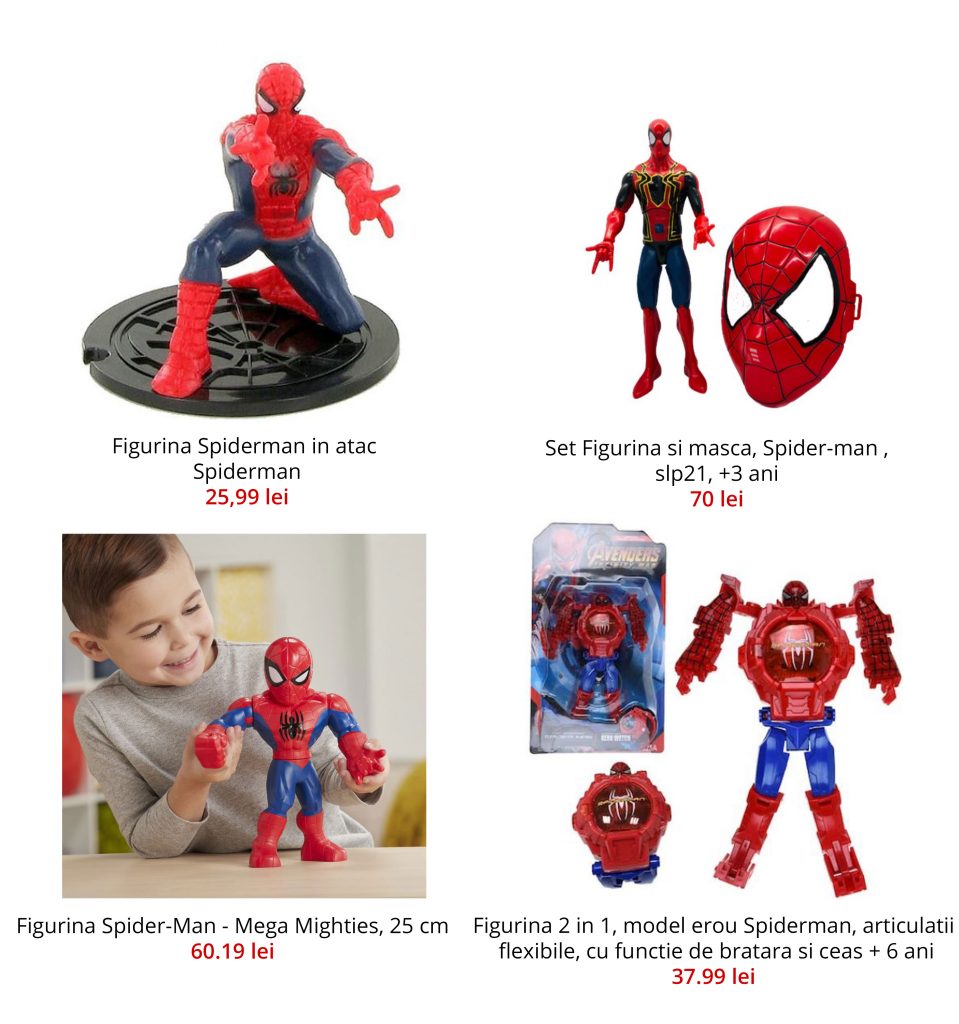 Set protectie Spiderman